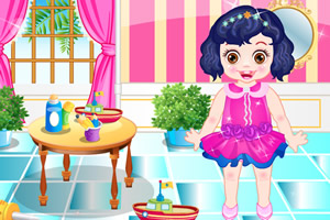 宝贝在美发沙龙