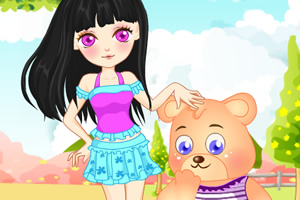 女孩与小熊