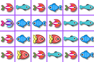 浅海小鱼对对碰