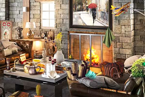 高山小屋找东西