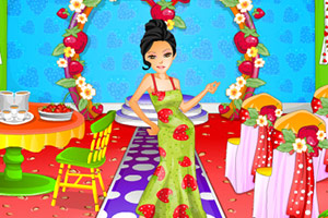 草莓舞会派对装饰