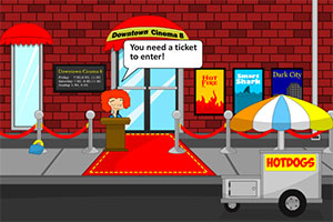 电影院寻找票根