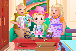 可爱宝贝去奶奶家