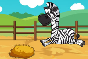 朵拉照顾小斑马