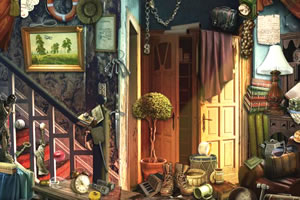 一个杂乱的房屋