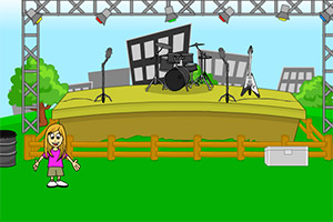 寻找墨镜之户外音乐会