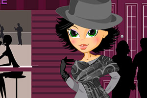 时髦的披肩装扮