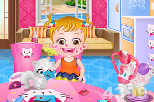 可爱宝贝趣味夏日