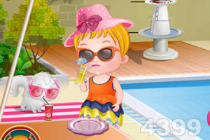 可爱宝贝趣味夏日