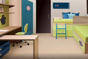 舒适绿色房子逃脱