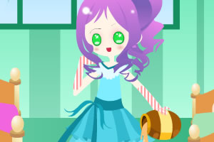 金发女生的新造型