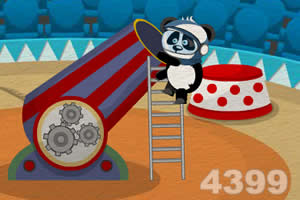 小熊猫逃离马戏团