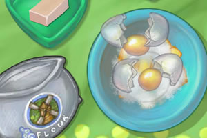 可爱小狗做披萨