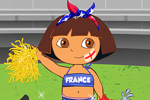 朵拉的世界杯装扮