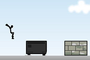 火柴人屋顶跑酷