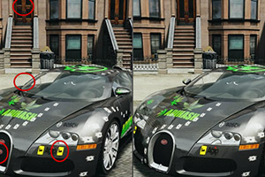 布加迪跑车找不同