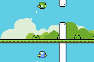 飞扬的三只小鸟