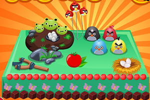 愤怒小鸟的蛋糕