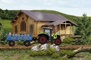 农场拖拉机运货