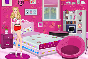 芭比布置夏季房间