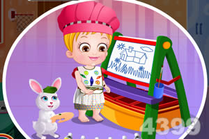 可爱宝贝小画家