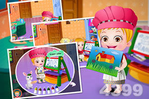 可爱宝贝小画家