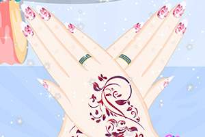 索菲娅美丽的指甲