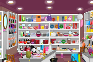 化妆品房间找东西