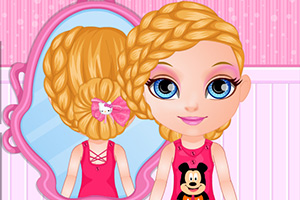 宝贝的夏日发型