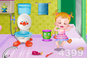 可爱宝贝浴室清洁