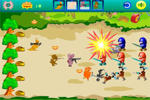 小动物森林保卫战