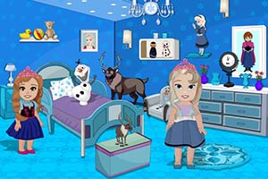 冷冻宝宝的房间装饰