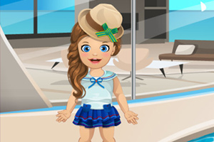 宝贝艾玛夏日装扮