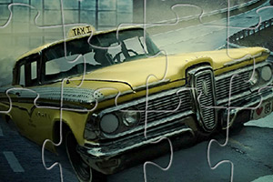 老式出租车拼图