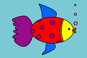帮小鱼上色