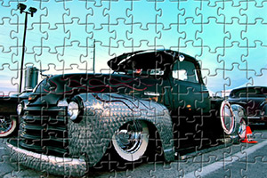 老式雪佛兰拼图