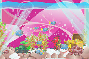 装饰美丽的水族箱