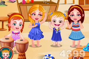 可爱宝贝海滩派对