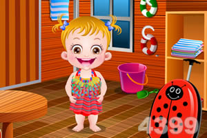 可爱宝贝海滩派对