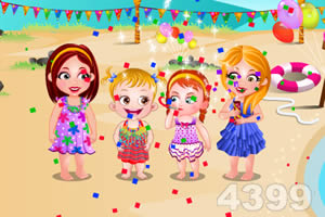 可爱宝贝海滩派对