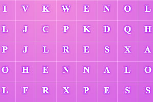 化妆品单词搜索