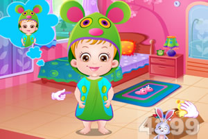 可爱宝贝家庭晚餐聚会