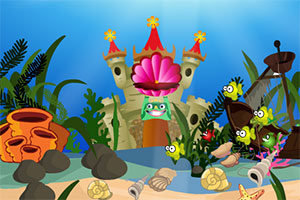 金鱼逃离海底宫殿