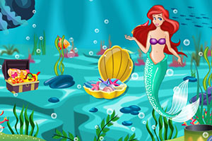 爱丽儿公主水底清理