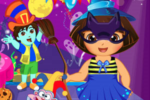 朵拉准备万圣节