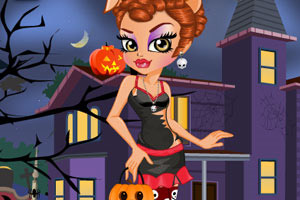 狼女的万圣节美发