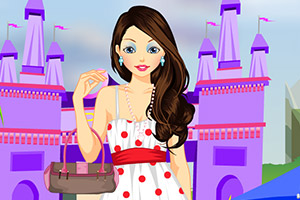 女孩的野餐装扮