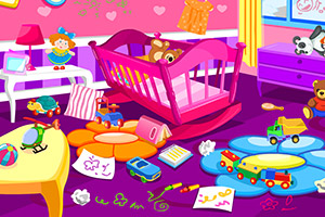 打扫宝贝的房间