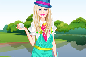 芭比高尔夫时尚装