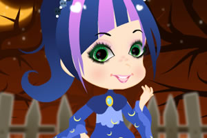 斯波莉万圣节装扮